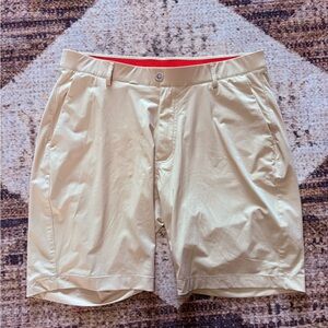 Men's Redvanly Pull On Tan Shorts Size Medium
